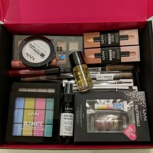 Huge lot of NYX Cosmetics all new in NYX PR box